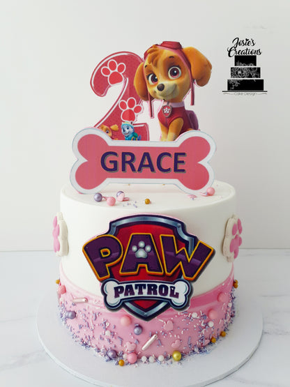 Sky Paw Patrol Decoration Cake Set