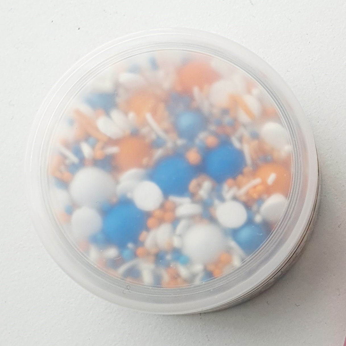 Blue & Orange themed sprinkles