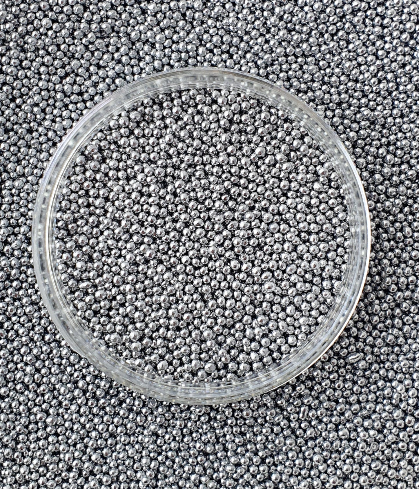 Silver 2mm Sugar Pearls