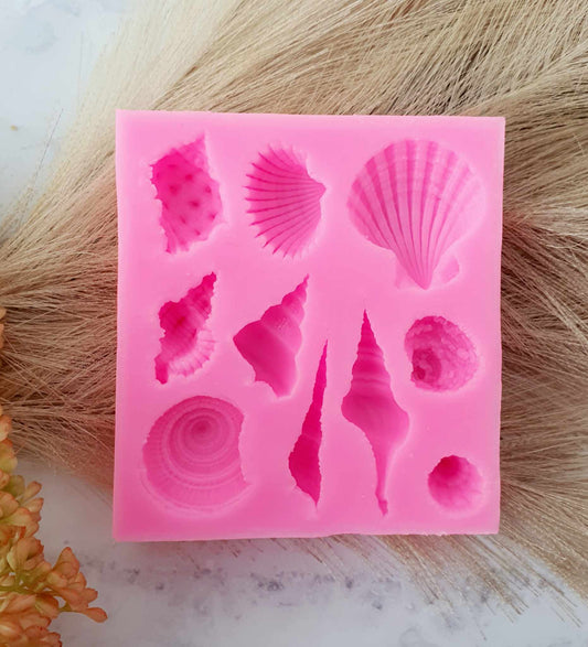 10 Shell Mold Pink