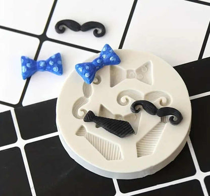 BOW TIE & MOUSTACHE