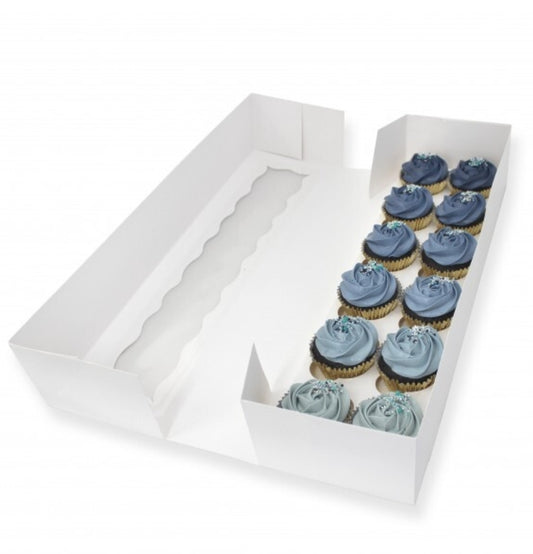 12 Hole long Cupcake Box