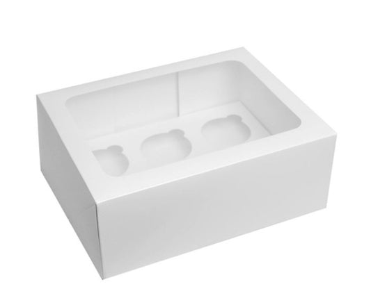 6 Hole Cupcake Box with insert