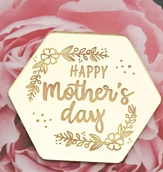 Acrylic Mother's Day topper