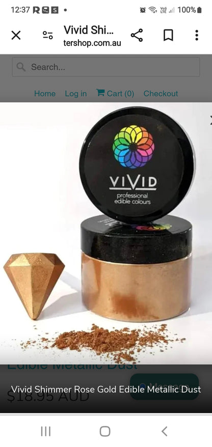 VIVID Edible Metalic Dust