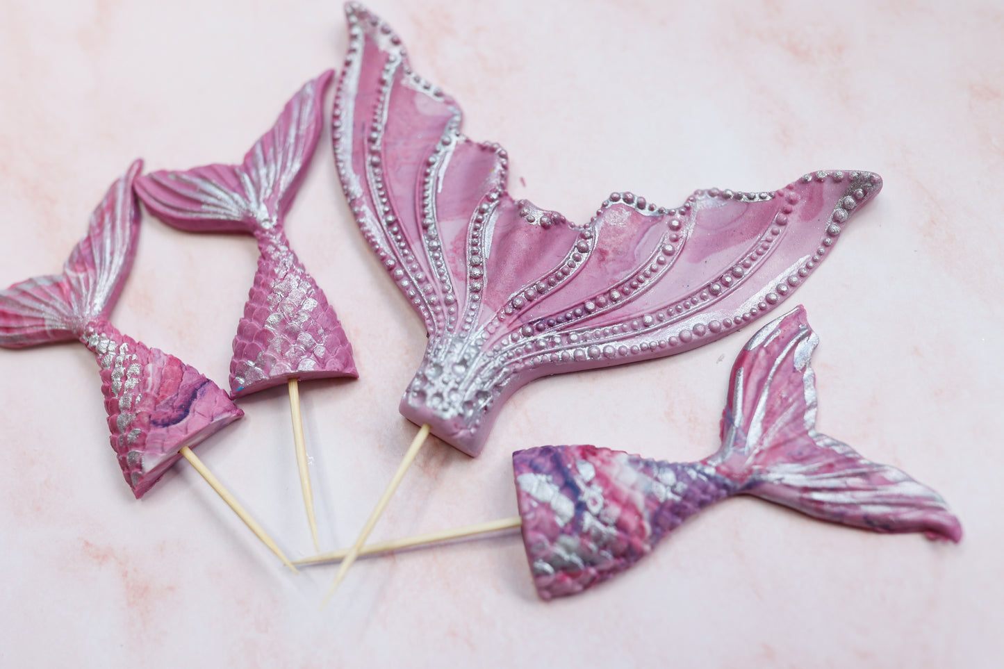 Purple & Pink Mermaid Tails