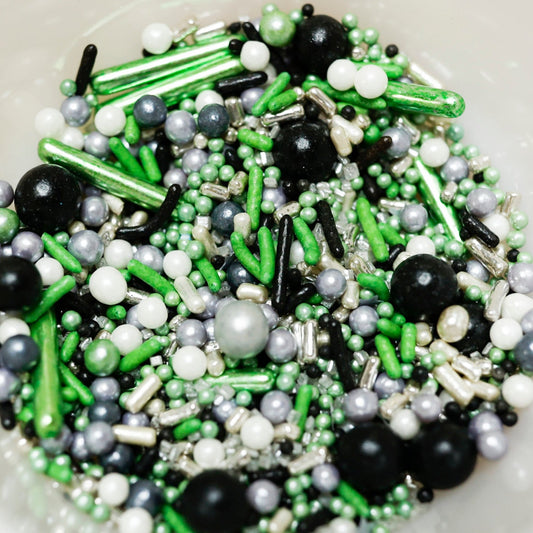 Dark Green/Black Sprinkle